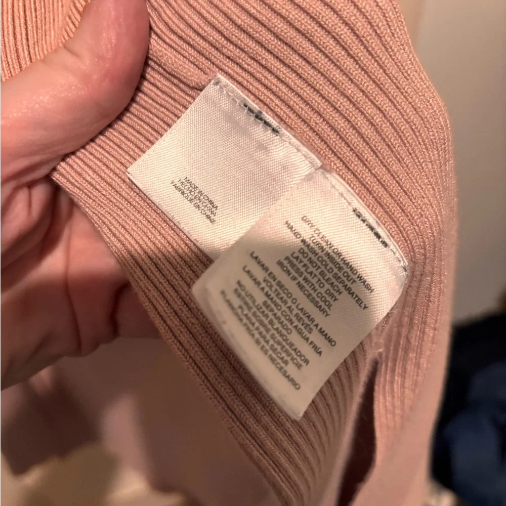 Anne Klein Blush Pink Women's Cardigan - Picture 3 of 4